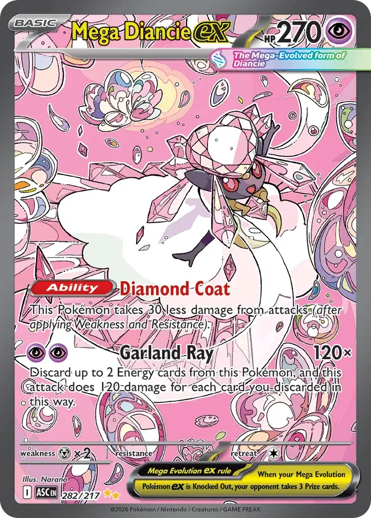 Mega Diancie ex Ascended Heroes 282