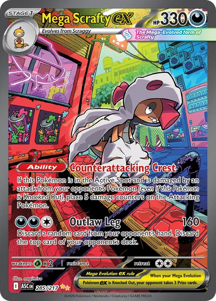 Mega Scrafty ex Ascended Heroes 285