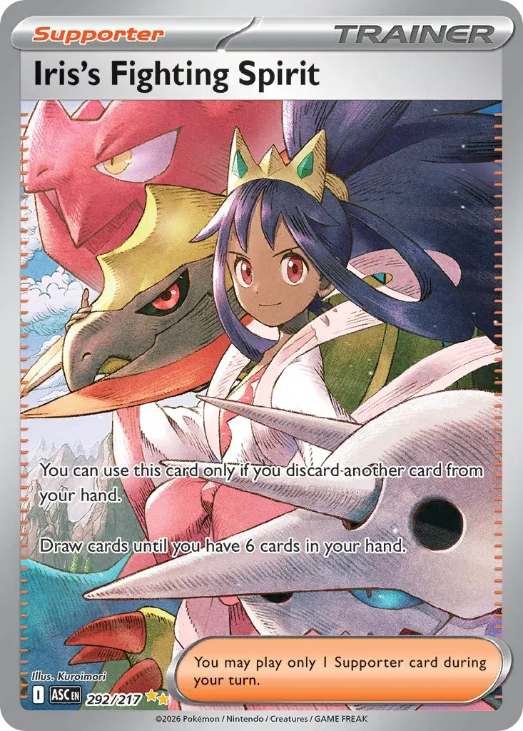 Iris's Fighting Spirit Ascended Heroes 292
