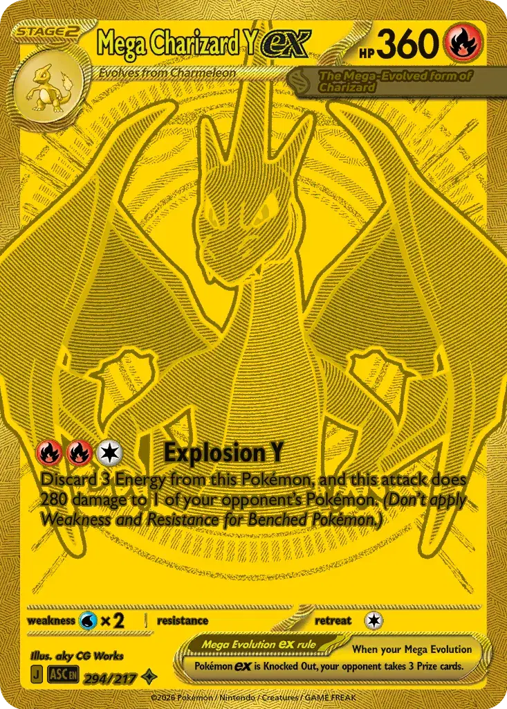 Mega Charizard Y ex Ascended Heroes 294