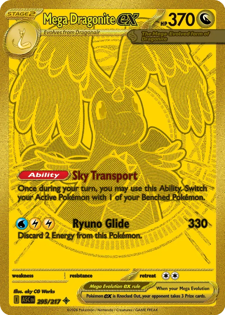 Mega Dragonite ex Ascended Heroes 295