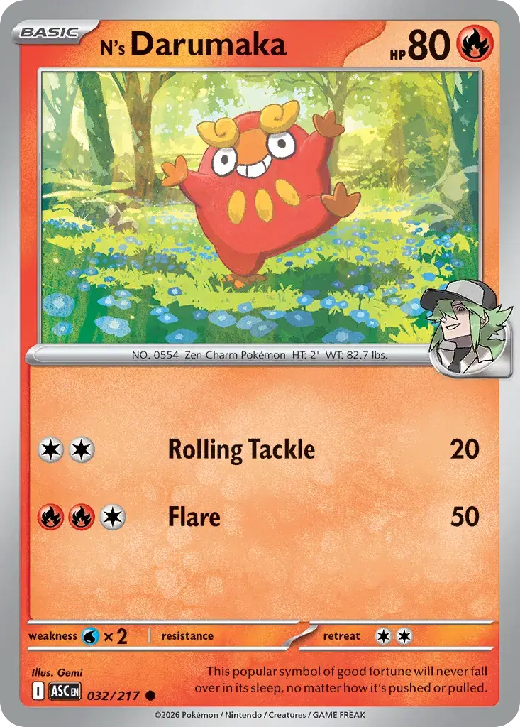 N's Darumaka Ascended Heroes 32