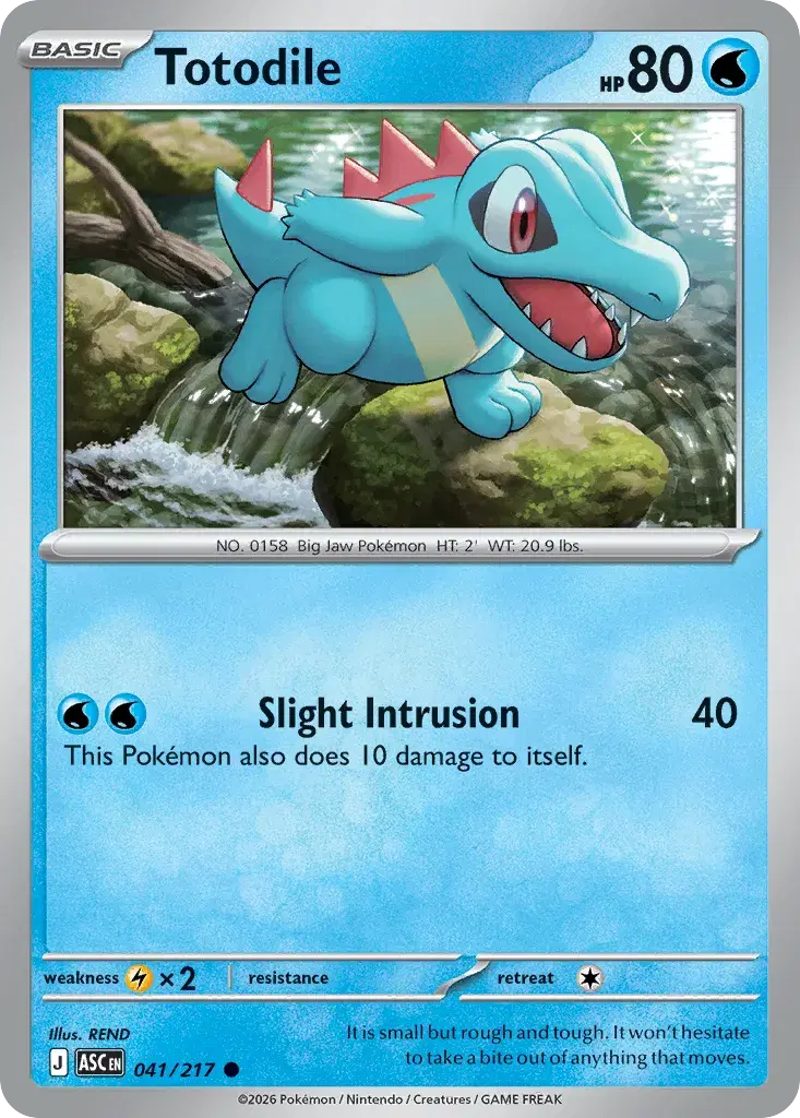 Totodile Ascended Heroes 41