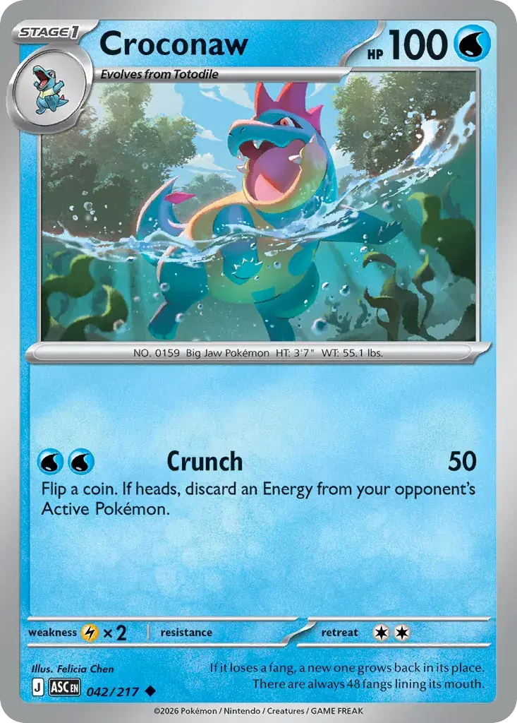 Croconaw Ascended Heroes 42