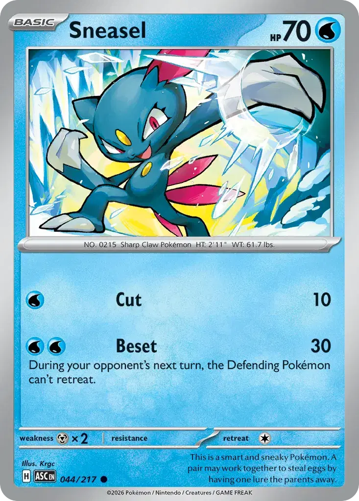 Sneasel Ascended Heroes 44