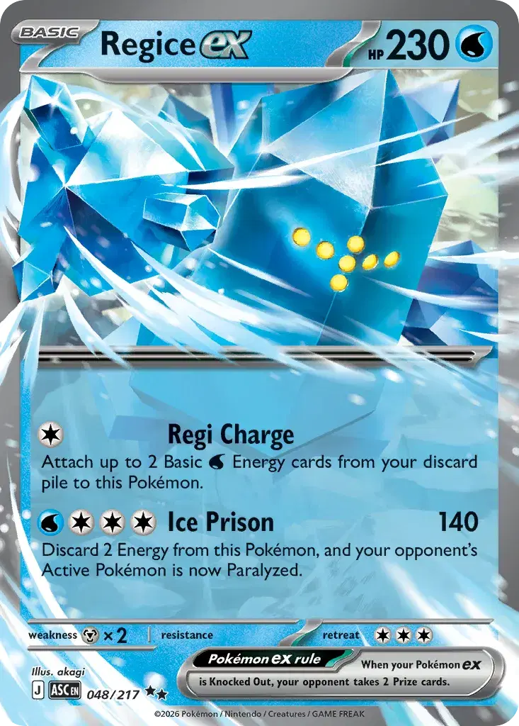Regice ex Ascended Heroes 48