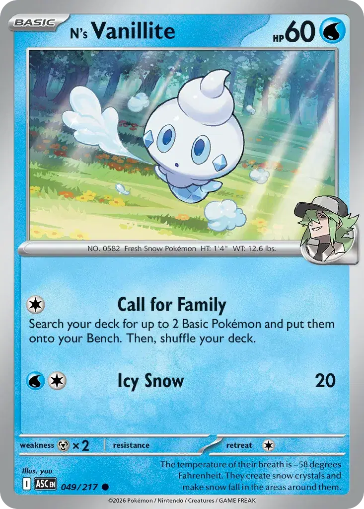 N's Vanillite Ascended Heroes 49