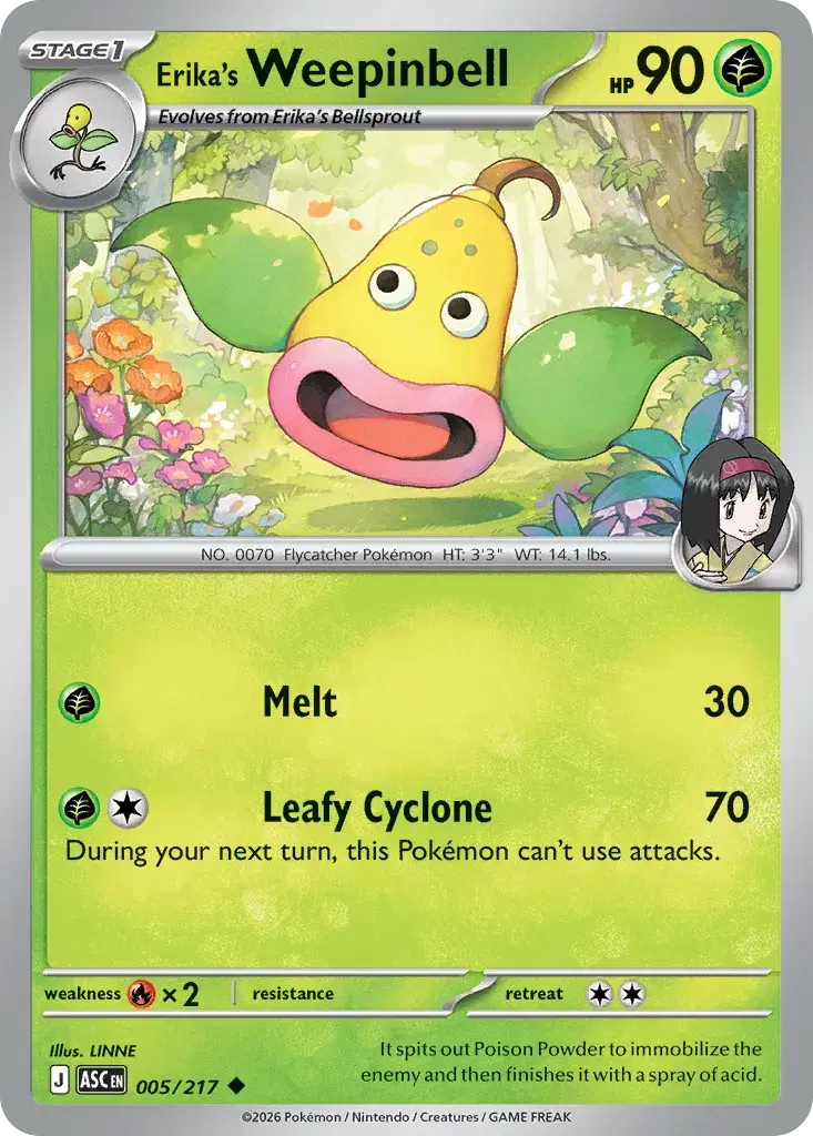 Erika's Weepinbell Ascended Heroes 5