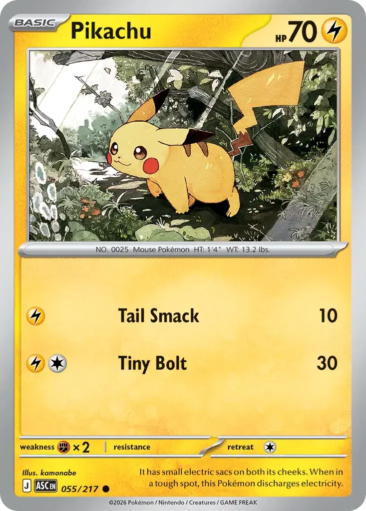 Pikachu Ascended Heroes 55