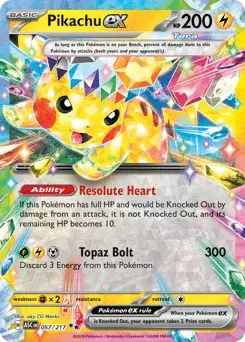 Pikachu ex Ascended Heroes
