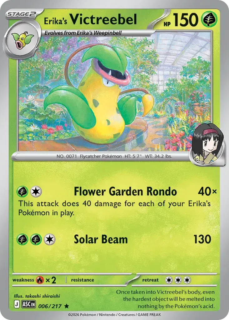Erika's Victreebel Ascended Heroes 6