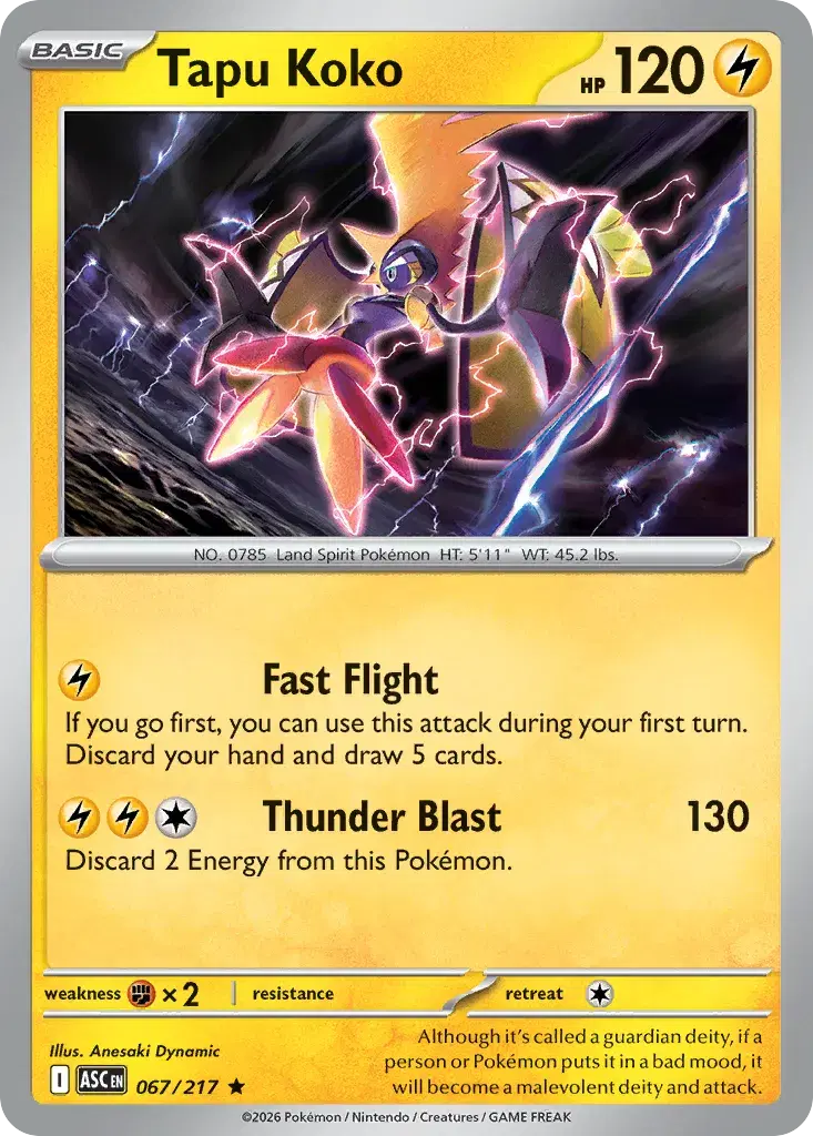 Tapu Koko Ascended Heroes 67