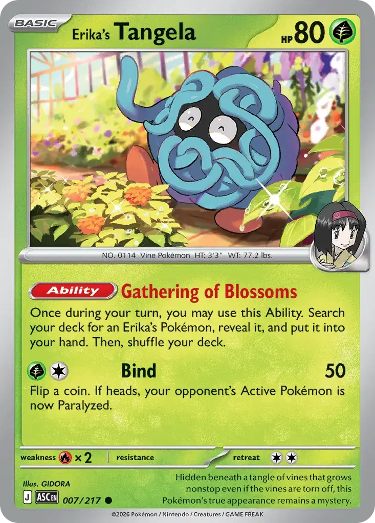 Erika's Tangela Ascended Heroes 7