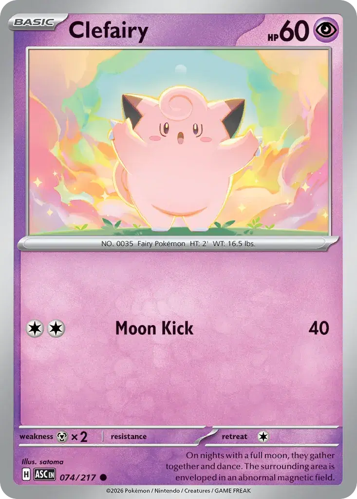 Clefairy Ascended Heroes 74