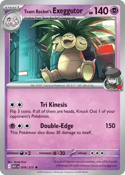 Team Rocket's Exeggutor Ascended Heroes
