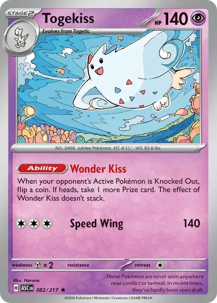 Togekiss Ascended Heroes 82