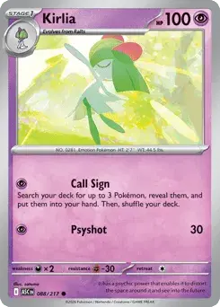 Kirlia Ascended Heroes