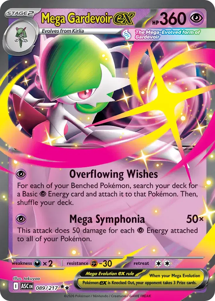 Mega Gardevoir ex Ascended Heroes 89