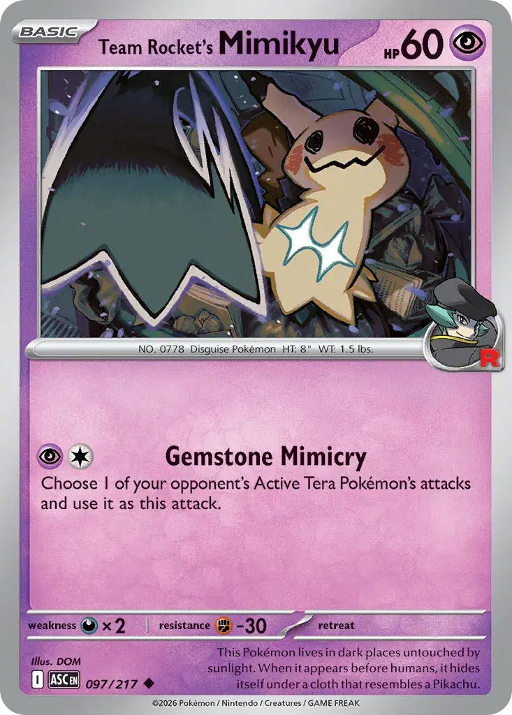 Team Rocket's Mimikyu Ascended Heroes 97