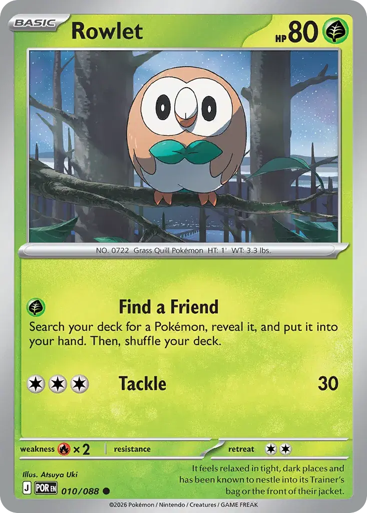 Rowlet Perfect Order 10