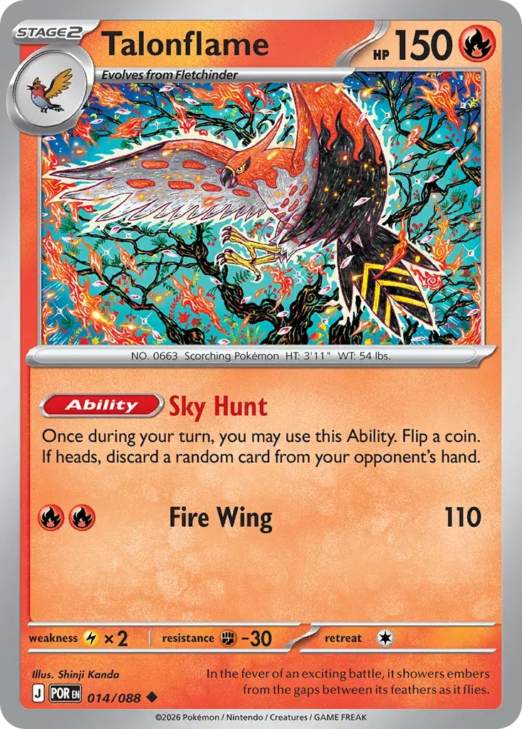 Talonflame Perfect Order 14