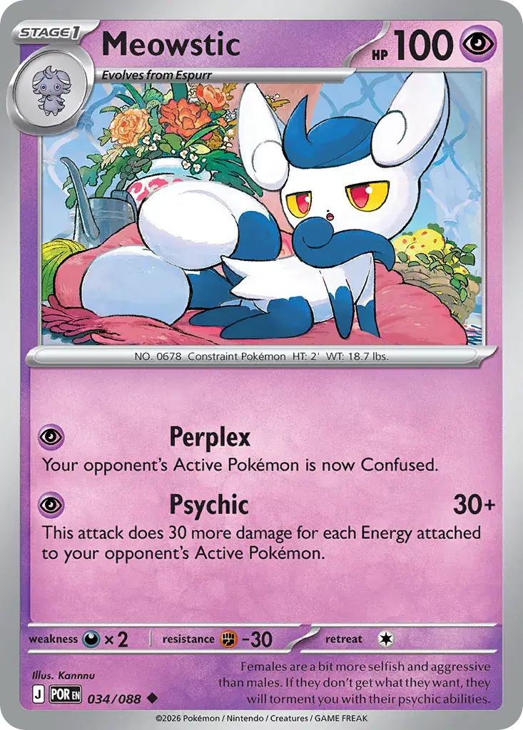 Meowstic Perfect Order 34