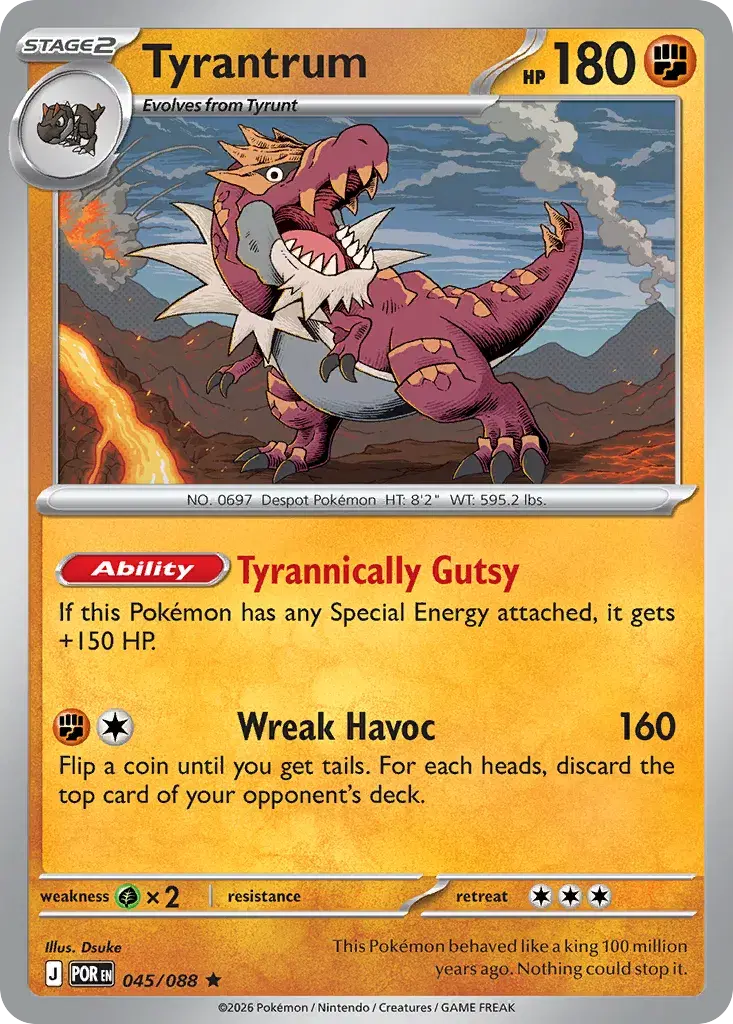 Tyrantrum Perfect Order 45