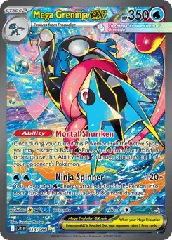 Mega Greninja ex Chaos Rising
