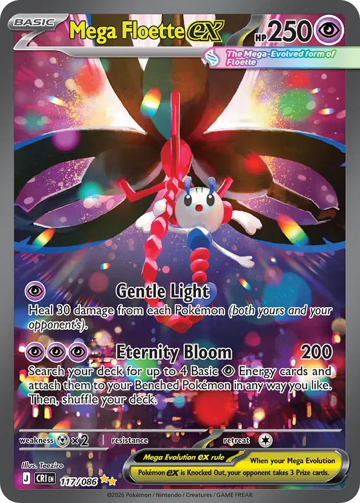 Mega Floette ex Chaos Rising 117
