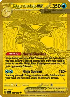 Mega Greninja ex Chaos Rising