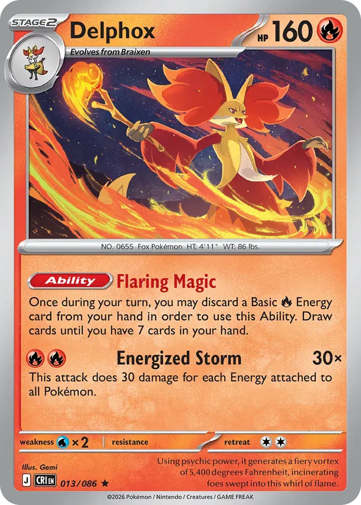 Delphox Chaos Rising 13