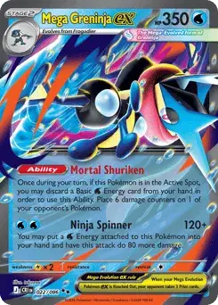 Mega Greninja ex Chaos Rising