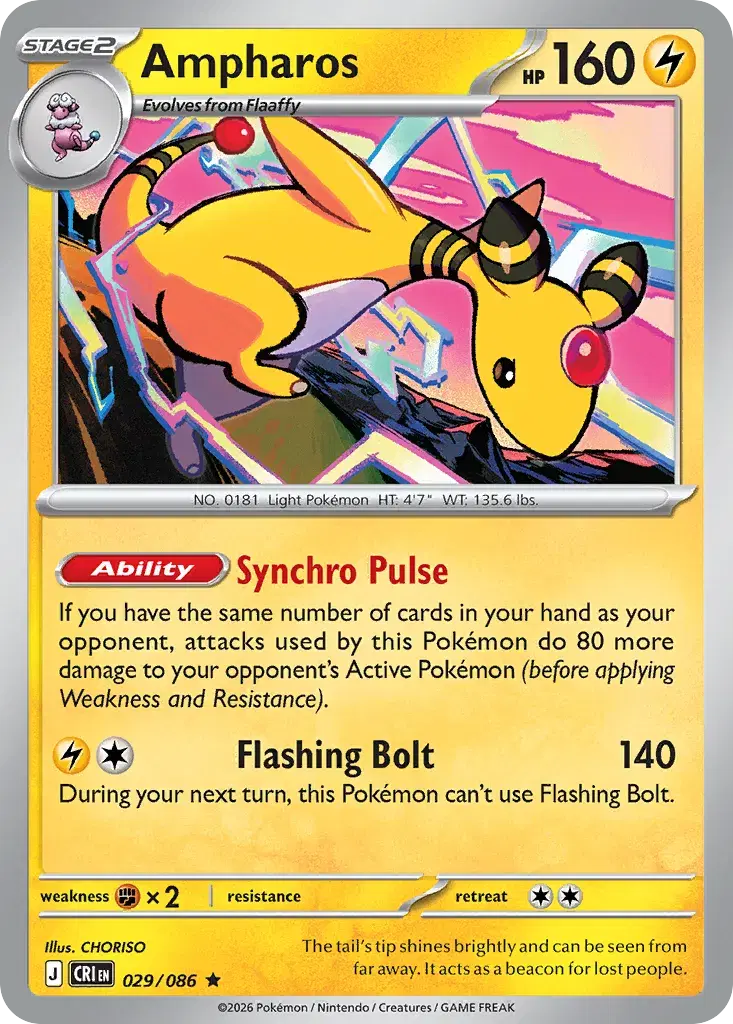 Ampharos Chaos Rising 29