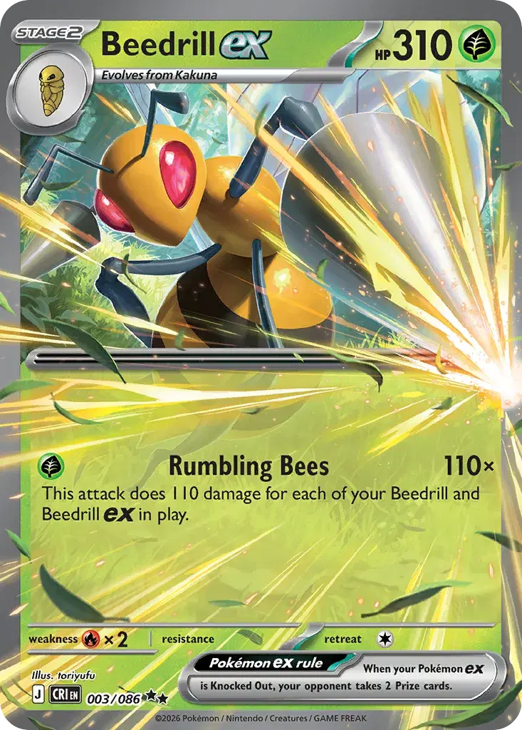 Beedrill ex Chaos Rising 3