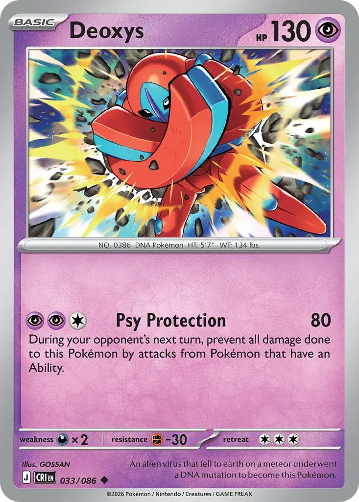 Deoxys Chaos Rising 33