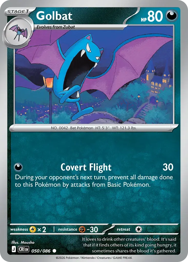 Golbat Chaos Rising 50