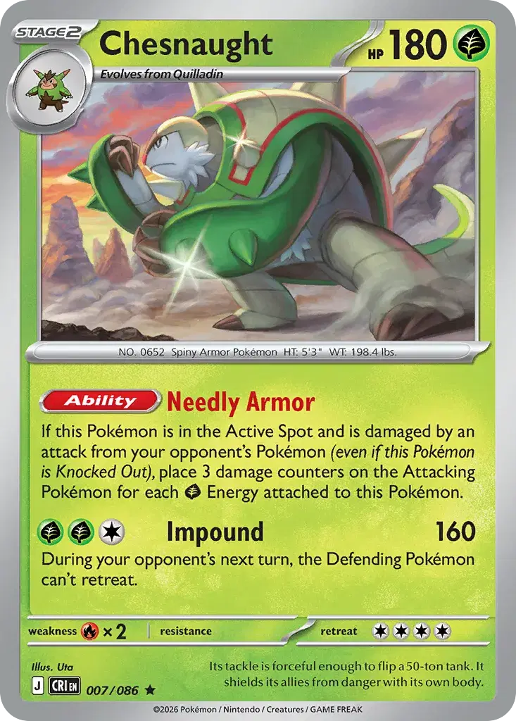 Chesnaught Chaos Rising 7