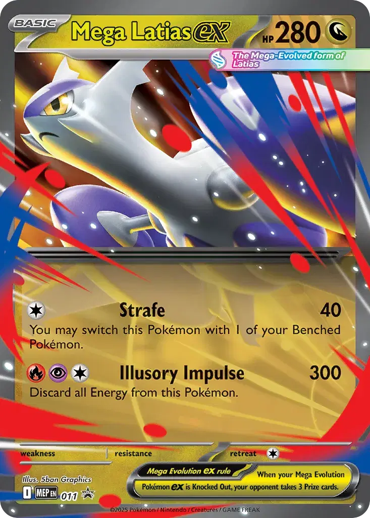 Mega Latias ex Mega Evolution Black Star Promos 11