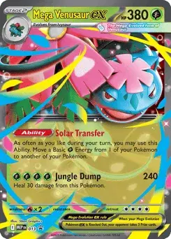 Mega Venusaur ex Mega Evolution Black Star Promos