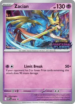 Zacian Mega Evolution Black Star Promos