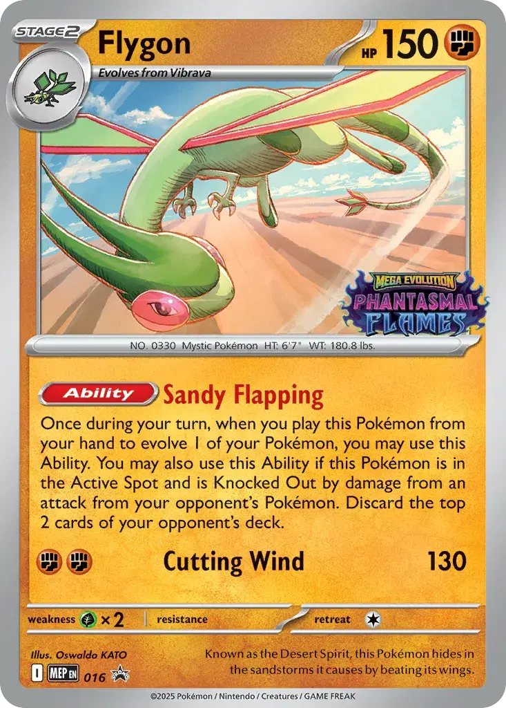 Flygon Mega Evolution Black Star Promos 16