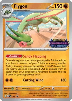 Flygon Mega Evolution Black Star Promos