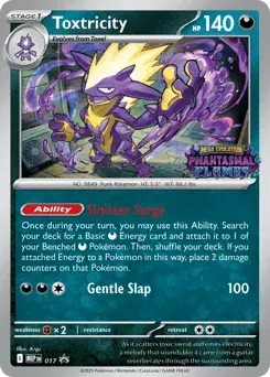 Toxtricity Mega Evolution Black Star Promos