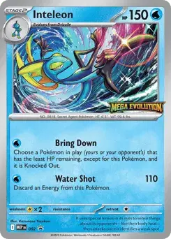 Inteleon Mega Evolution Black Star Promos