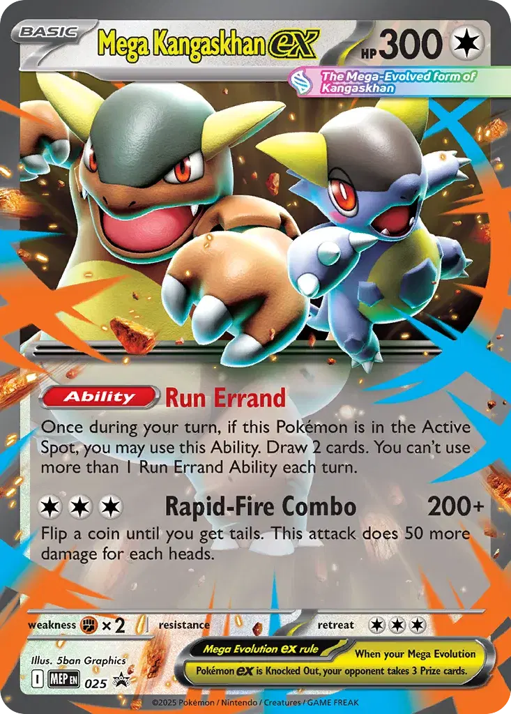 Mega Kangaskhan ex Mega Evolution Black Star Promos 25