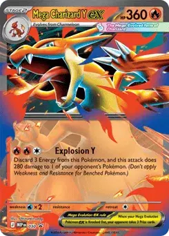 Mega Charizard Y ex Mega Evolution Black Star Promos