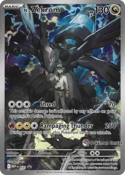 N's Zekrom Mega Evolution Black Star Promos
