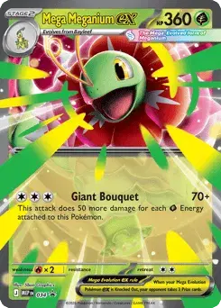 Mega Meganium ex Mega Evolution Black Star Promos