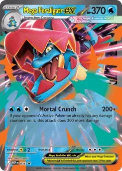 Mega Feraligatr ex Mega Evolution Black Star Promos