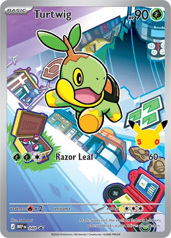 Turtwig Mega Evolution Black Star Promos 40